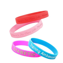 custom rubber good quality wristbands